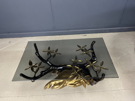 Image 1 of Bronze bonsai coffee table by Willy daro, 1970s