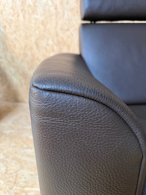 2 Jori-Sessel, bezogen mit braunem Leder – Leather (photo 12 of 17)
