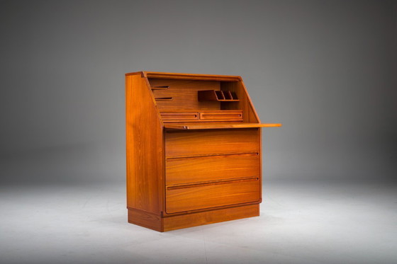 Image 1 of  Secretaire in teak van Kai Kristiansen voor Tørring Møbelfabrik, 1960