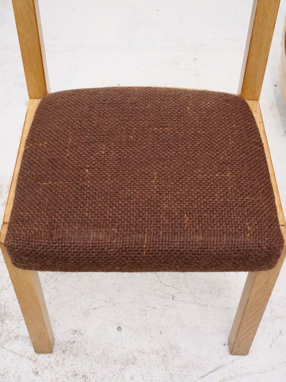 Brutalistisch Design Massief Licht Eiken Salonstoelen Jaren 70, Set van 6 – Eetkamerstoelen, Wood (photo 24 of 26)