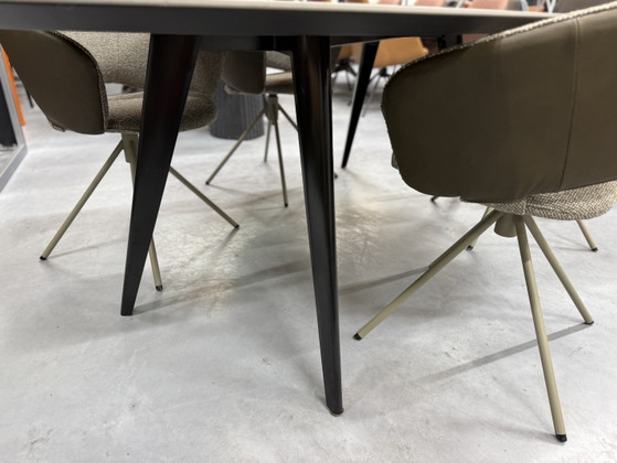 Harvink Fier Tables de salle à manger Céramique grise 225xD115 (photo 5 sur 7)