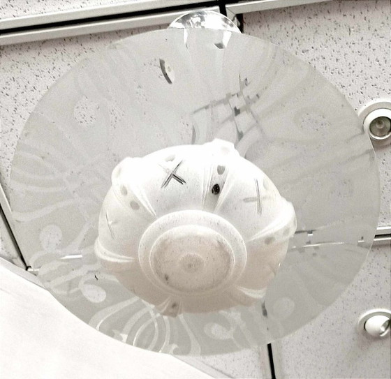 Image 1 of Art-Deco-Pendelleuchte, 45 cm Durchmesser