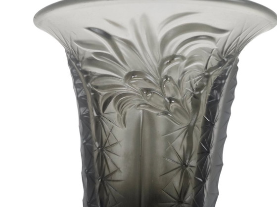 Image 1 of Art Deco - Scailmont - Henri Heemskerk - pressed glass - Belgium - 1930s