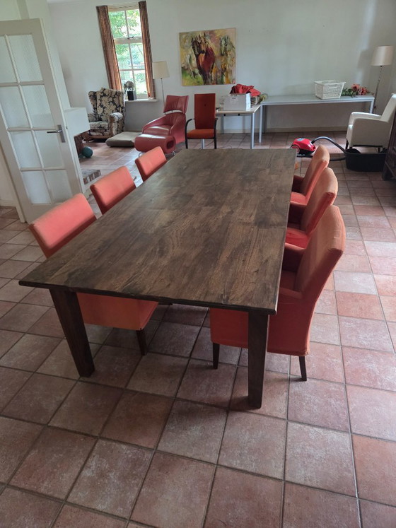 Tavolo in legno di teak – Merk onbekend, Tavoli da pranzo (photo 5 of 5)