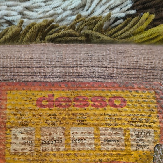 Wunderschöner Space Age Luxus Teppich von Desso aus den 1970er Jahren mit Originallabel. – Teppiche & Läufer (photo 16 of 16)