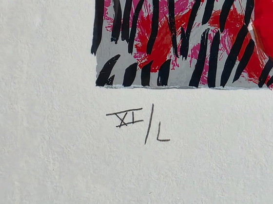 Image 1 of Corneille - Tuin der Lusten / Jardin des Delices XXL Groot - Handgesigneerd - 1991 - 11/50