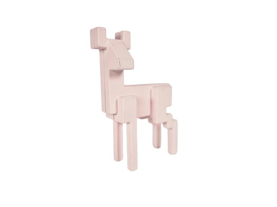 Image 1 of Ikea - Monica Mulder - cervo rosa a 8 bit - alluminio rivestito - 2000