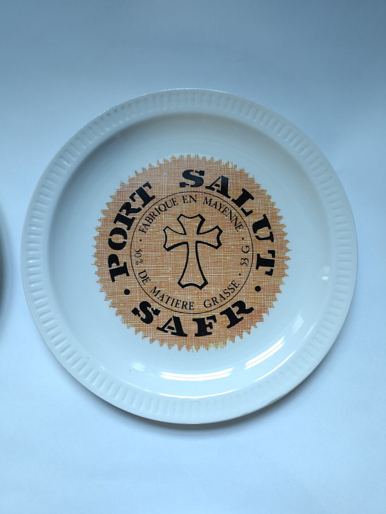 Image 1 of 6 platos de queso 'Fromages de France' de St Amand