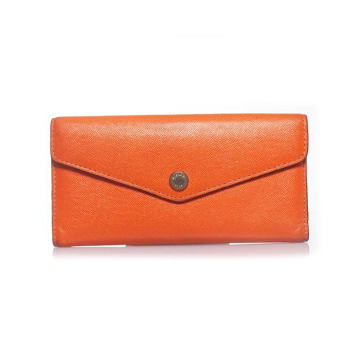 Michael Kors, orange leather wallet