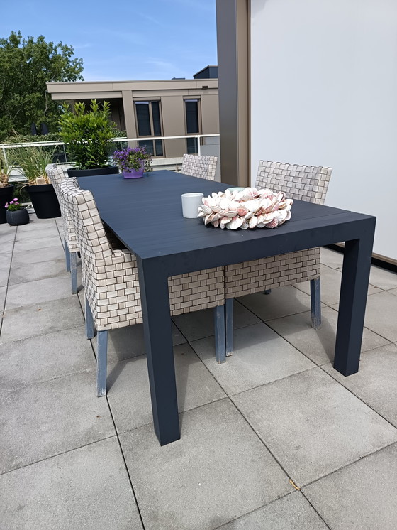 Image 1 of Table de jardin Cassini en aluminium, Noir, extensible
Nouveau prix 2,499.00