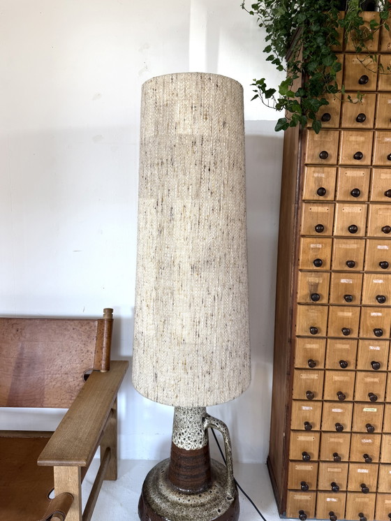 Image 1 of Lampadaire vintage XL en céramique, années 60