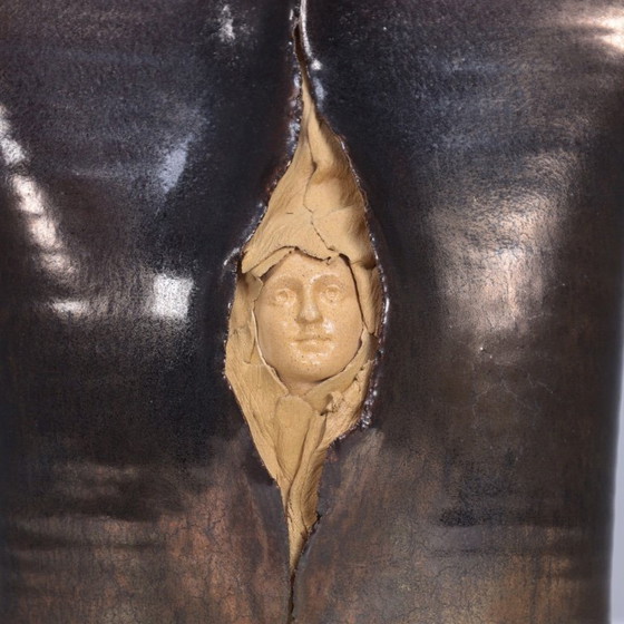 Image 1 of Ceramic Sculpture Vase signed TL, 1970s – Postwar European Studio Ceramics