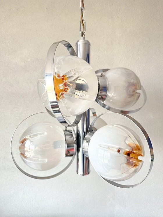 Image 1 of Lampe Sputnik vintage Mazegga