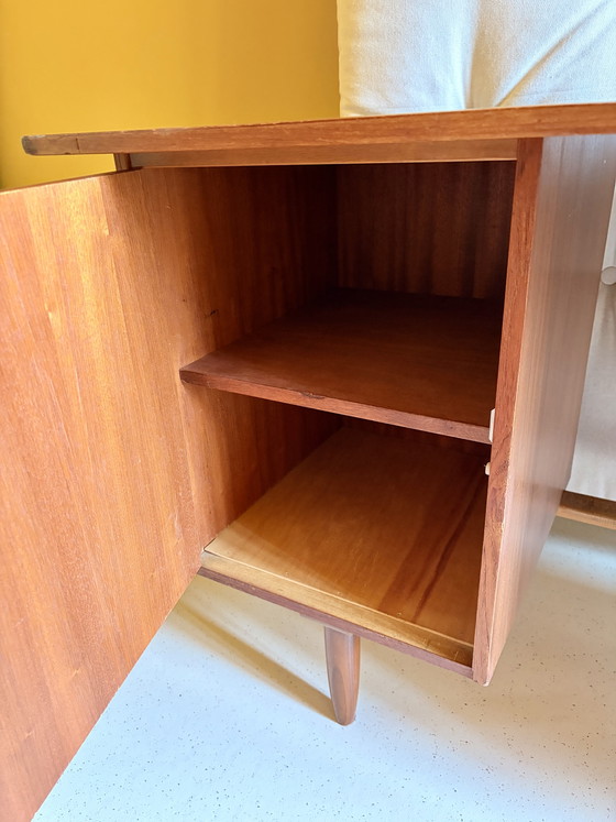 Image 1 of Scrivania danese vintage in teak, design di metà secolo degli anni '60.