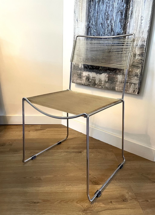 Set di 2 sedie da pranzo “Spaghetti” – Giandomenico Belotti per Alias (Italia, 1979)