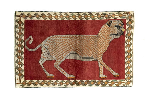 Hand-knotted Gabbeh - Nomadic rug - 155 x 100 cm - Tiger