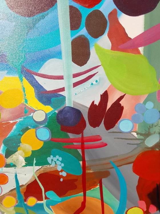 Acrylbild 100x100cm – Kunst, Leinwand (photo 8 of 13)