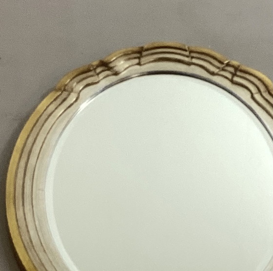 Image 1 of Vintage Deknudt seventies facet mirror Hollywood Regency 