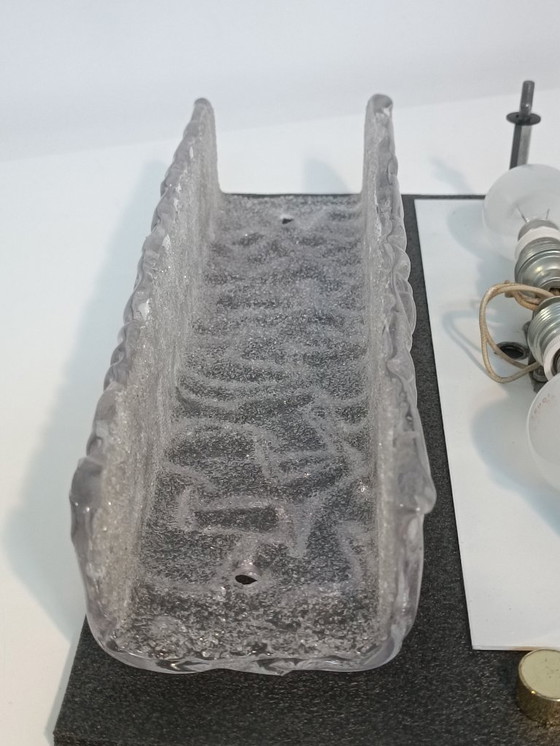 Image 1 of Ice Glass wall light by Carl Fagerlund for Orrefors, 1960s