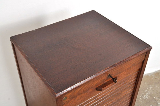 Image 1 of Vintage Roller Shutter Cabinet, 1930s