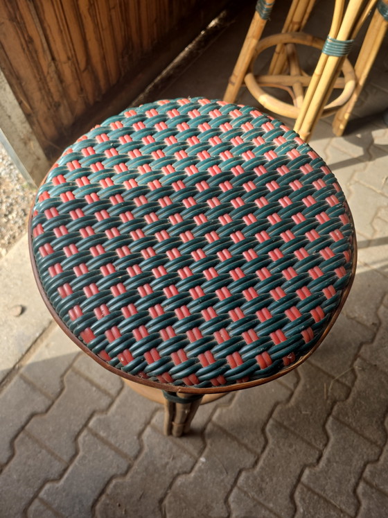Tabouret de bar vintage en bambou – Tabourets de bar, Bamboo, Rattan (photo 3 of 5)