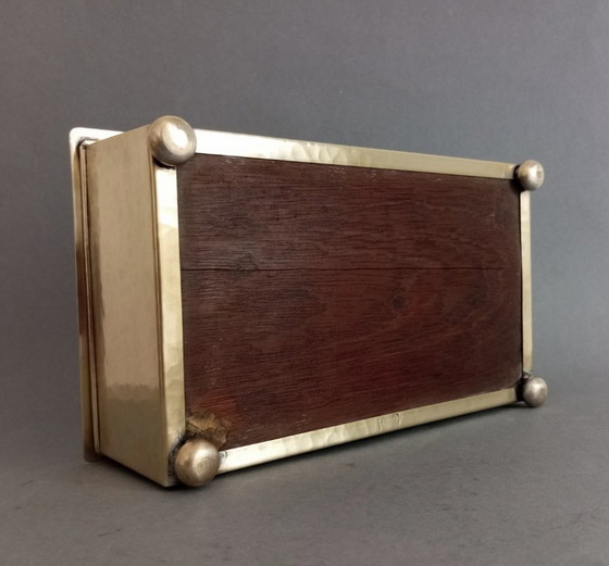 Image 1 of Caja de cigarros de cobre martillado WMF art déco/Jugendstil, alrededor de 1910