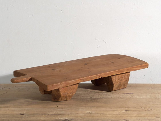 Mesa auxiliar antigua de madera maciza (c.1920) #17 – Mesas auxiliares, Rustic (photo 2 of 10)