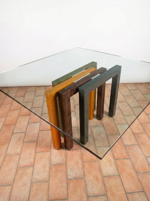 Saporiti propose des tables en verre