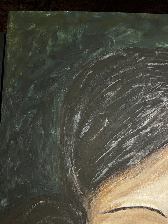 Image 1 of Gemälde mit Holzrahmen