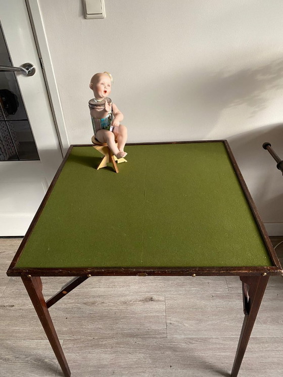 Image 1 of Mesa de cartas antigua