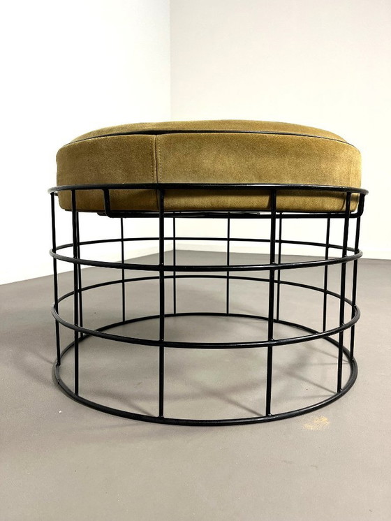 Image 1 of Vroege editie T1 draadhocker van Verner Panton voor Plus Linje Denemarken 1959