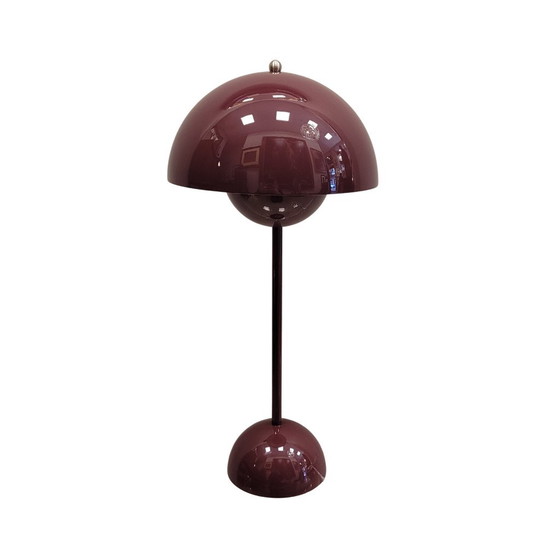 Image 1 of Lámpara De Mesa “Flowerpot Vp3”, Verner Panton Para &Tradition, Movimiento Moderno Nórdico / Industrial, 90’S – Dinamarca