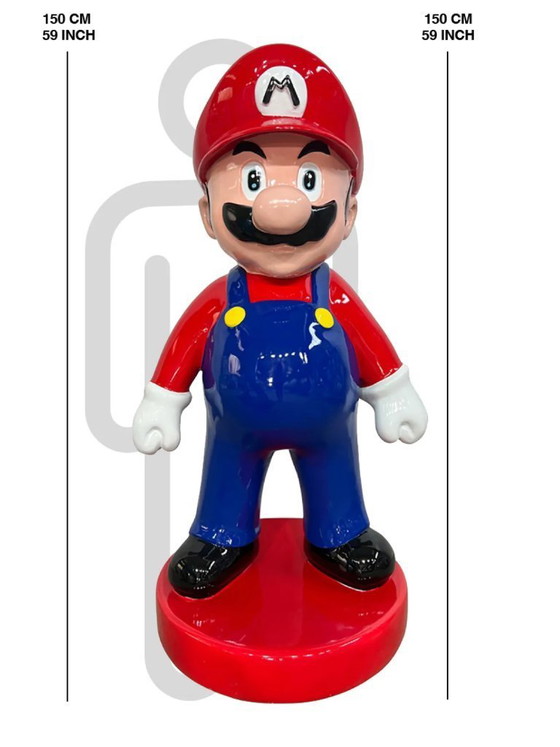 Image 1 of Fiberglass Sculpture - Computer Game Icon - Red, Blue