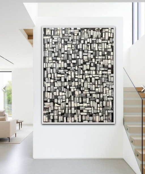 Natia Antadze Abstracte compositie XXL