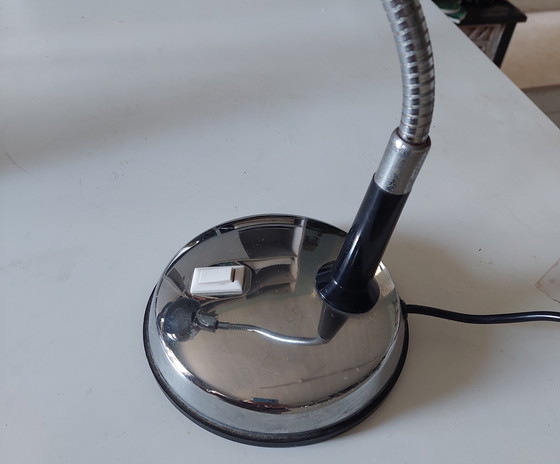 Image 1 of Pair of Space Age Desk  Italian Mid CenturyLamps