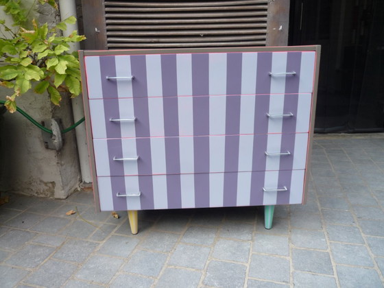 Image 1 of Commode vintage 4 Tiroirs