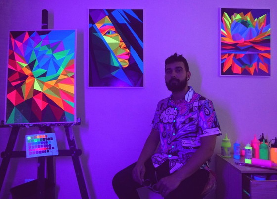 Image 1 of Adrian GONZALEZ TORRES - Generaciones - Artist's painting