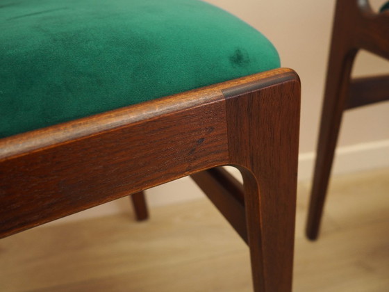 Image 1 of Set of six teak chairs, Danish design, 1970s, production: Denmark