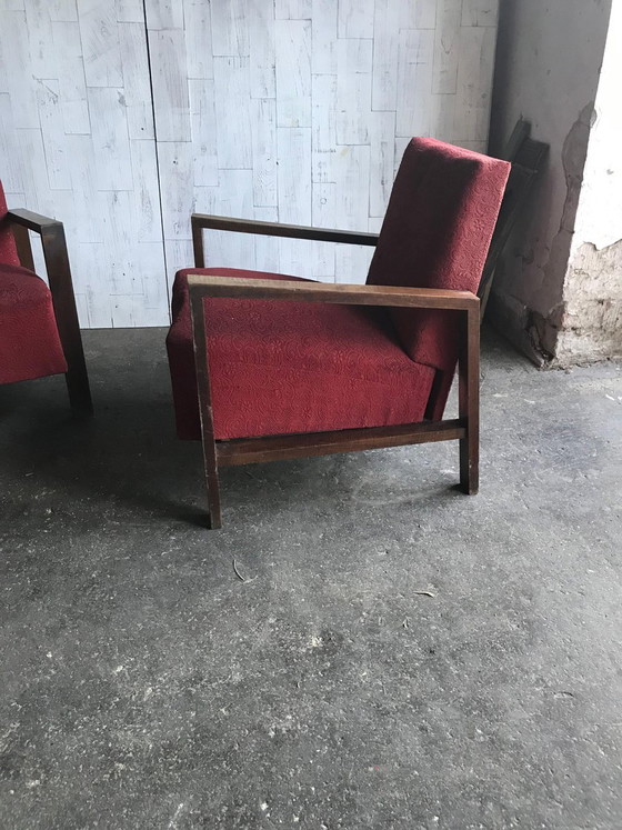 Set di poltrone in stile Art Déco, anni '40 – Sedie e poltrone, Art Deco (photo 2 of 6)