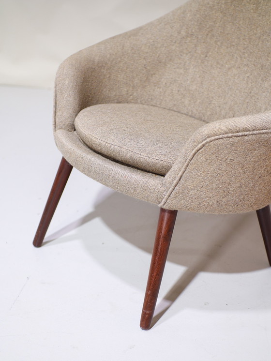 Image 1 of Hans Olsen 187 Fauteuil Gris Teck Danois Vintage