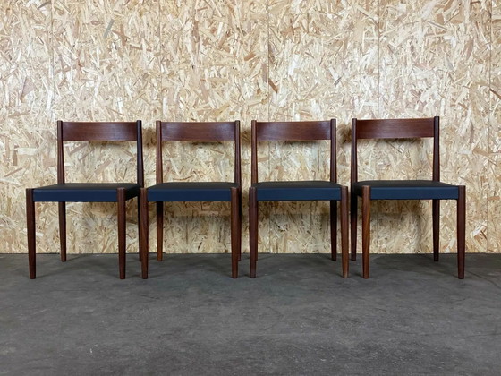 Image 1 of 4x 60s 70s Teak Chairs Dining Chair Poul M. Volther Frem Røjle