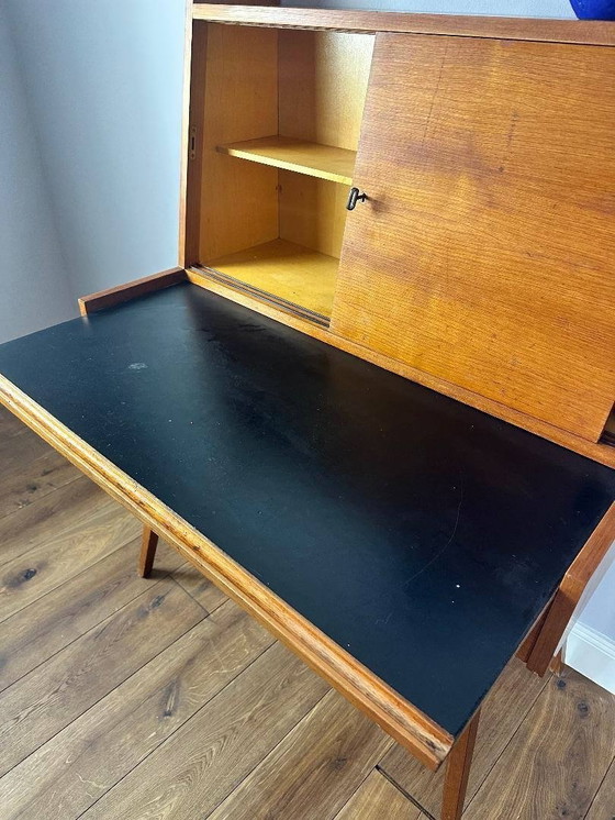 Image 1 of Early Edition: Wilhelm Renz Secretary WR 119 (1950s) – Cherrywood & Resopal