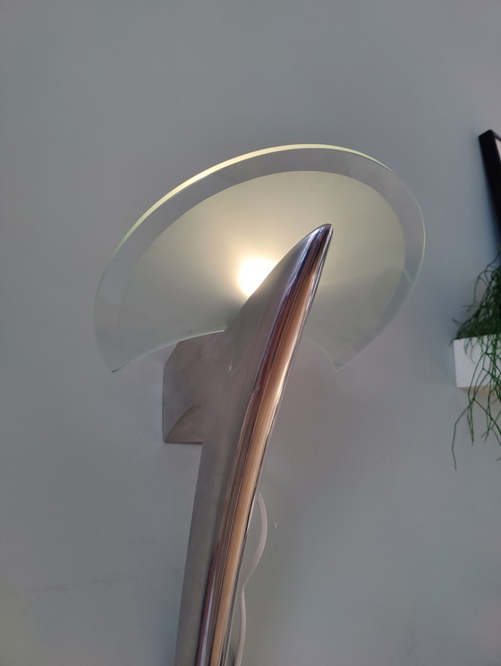 Image 1 of Alien Wall Lamp, Designed by Joan Auger and Produced by Taller Uno / Metalarte in Spain in the 1980s