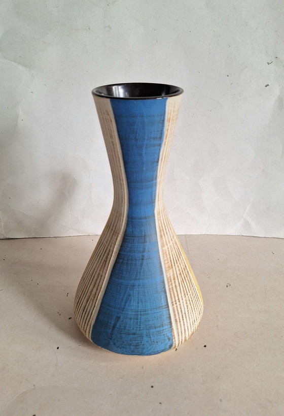 Image 1 of Brocca in terracotta vintage Dümler &amp; Breiden, Germania. Smalto opaco all'esterno. Anni '60.