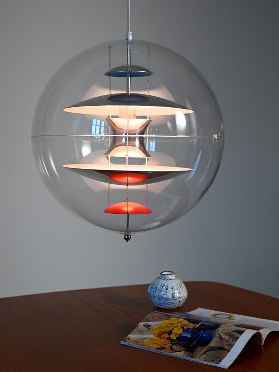 Image 1 of Lampada a sospensione danese "VP Globe" di Verner Panton per Louis Poulsen, 1970