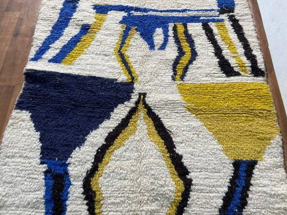 Handgemaakt Marokkaans vloerkleed 300cm x 150cm – Vloerkleden en tapijten, Modern (photo 6 of 9)