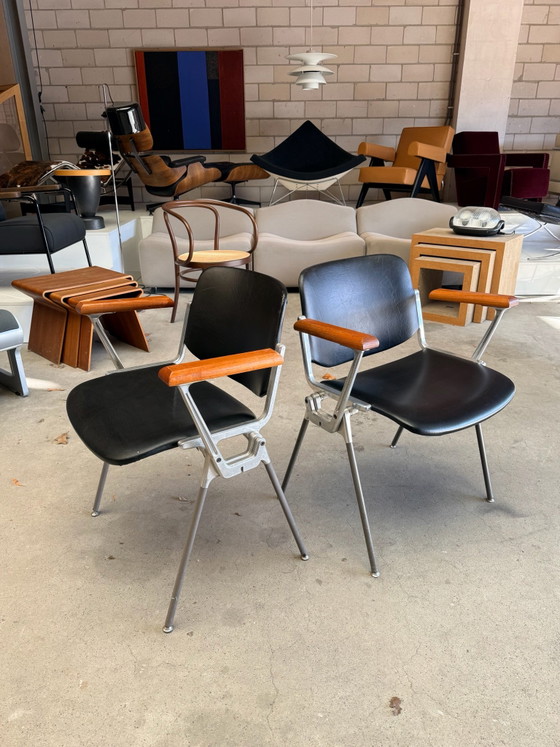 Castelli DSC 106 chair, Giancarlo Piretti (stock: 8), Chairs and lounge chairs, Wood, Aluminium, Black (photo 3 of 14)