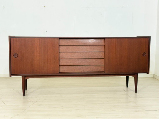 Design scandinavo - Hugo Troeds / Credenza in teak / Credenza vintage / Credenza anni '60
