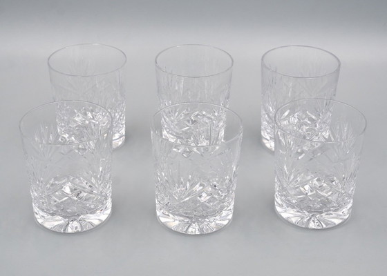 Image 1 of 6 vintage glazen, in de stijl van de jaren 60