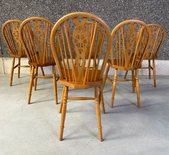 Set di 6 Sedie da Pranzo Vintage Ercol, anni '50 – Wood (photo 4 of 11)